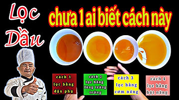 4 mẹo Khử sạch cặn và mùi dầu ăn đã chiên - mẹo này đảm bảo không ai biết  #amthucdasacmau