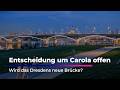 Neue Carolabrücke? Entwurf nur Platz 2 I Sachsen Fernsehen
