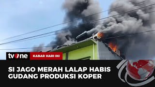 Kebakaran Bangunan Gudang di Tangerang, Karyawan Panik Selamatkan Diri | Kabar Hari Ini tvOne