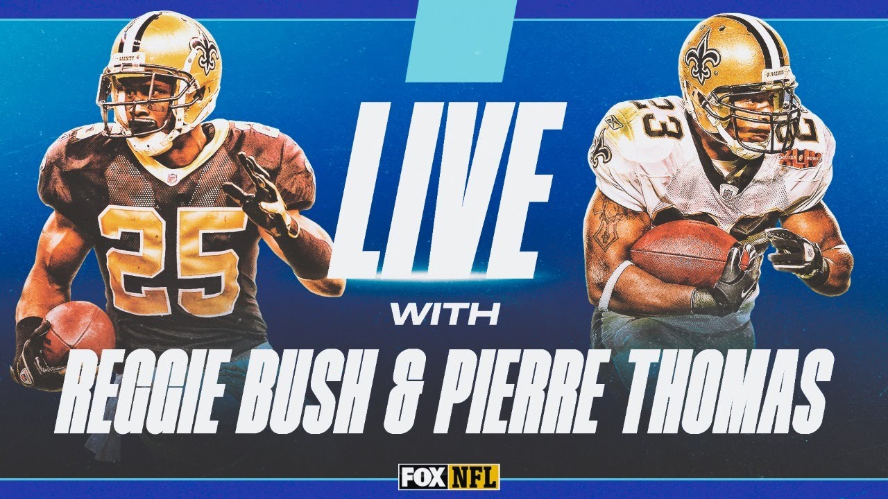 LIVE with Former Saints RB Duo Reggie Bush and Pierre Thomas | FOX NFL