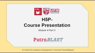 H5P Course Presentation