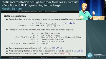 Static Interpretation of Higher-Order Modules in Futhark - Functional GPU Programming in the Large