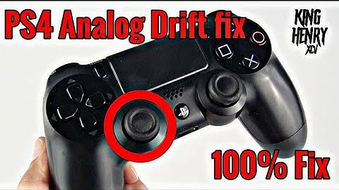 How To Fix Analog Drift Or Analog Stutter On PS4 Controller (Cleaning  Solution)