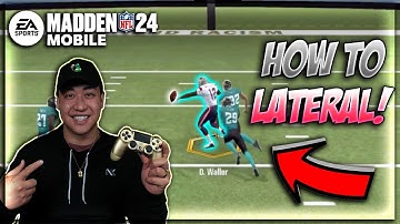 ULTIMATE CONTROLLER GUIDE MADDEN MOBILE 24 HOW TO LATERAL & MORE!!