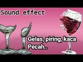 Suara gelas, piring &amp; kaca pecah No copyright | Sound effect video youtube.