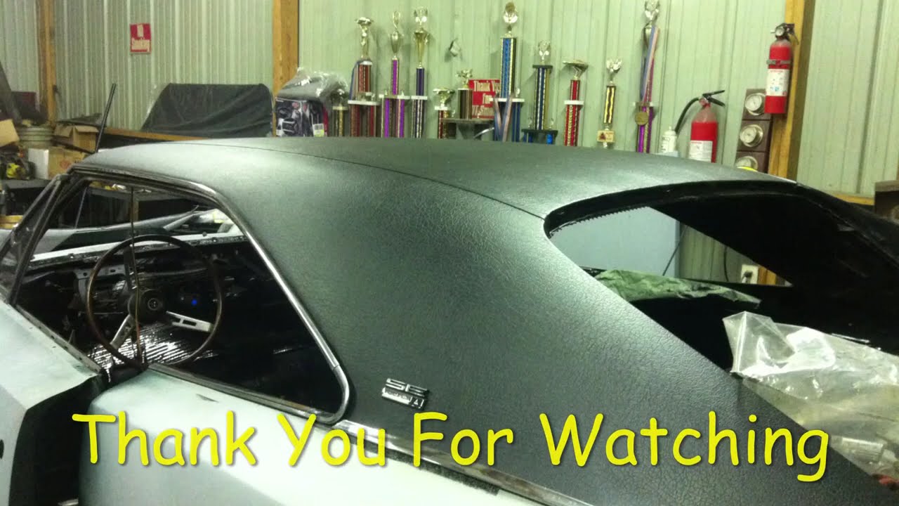 How To Install  A Vinyl Top By YOURSELF-1969 Dodge Charger