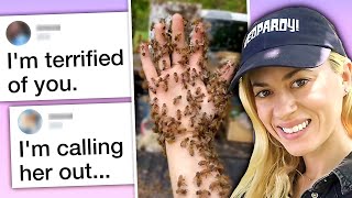 This Lady Terrifies Tiktok What She Does To Bees Causes Chaos