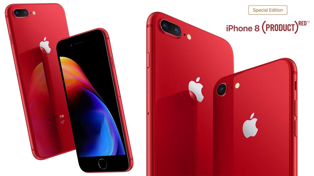 Apple iPhone 8 Plus (PRODUCT)RED Closer Look