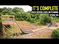 IT&#39;S COMPLETE! I RIDE THE MULCH JUMP AND TALK PLANS FOR THE NEW LINE!