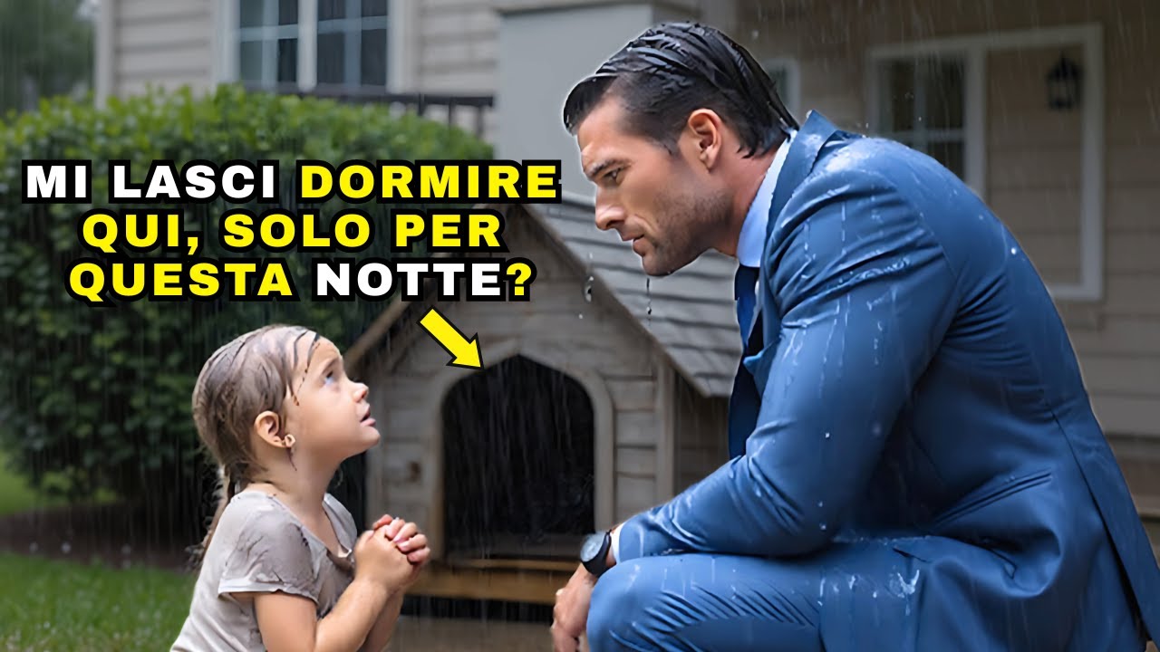 BAMBINA DI STRADA CHIEDE AL MILIARDARIO DI DORMIRE NELLA CUCCIA DEL CANE, MA QUELLO CHE FA LUI...