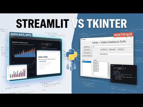 Streamlit vs Tkinter - The Better Way to Build Python Apps