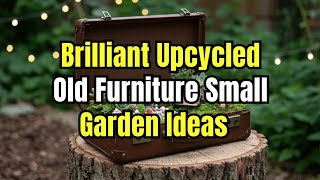 12 Brilliant Small Garden Ideas 2025: Turn Trash into Treasure with Upcycled Old Furniture