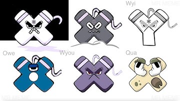 Alphabet Lore But Everyone Is ALL Different Versions part 4 ( Full Version )