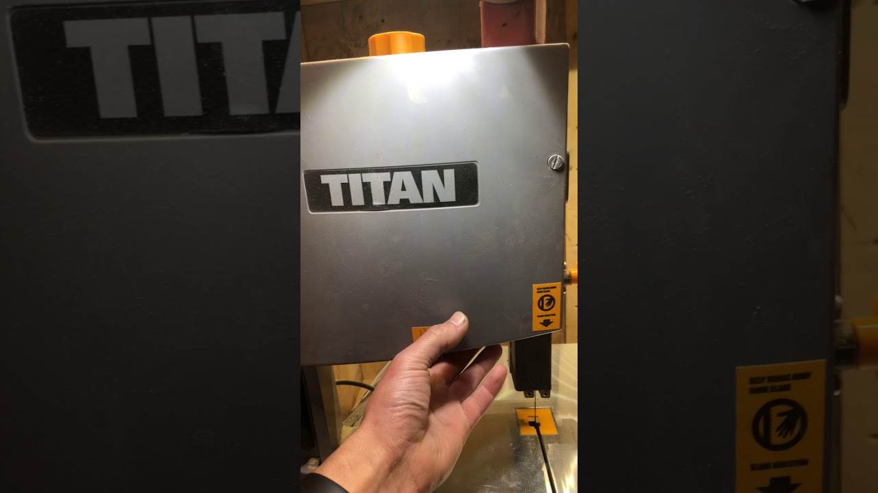 Titan bandsaw tensioning YouTube