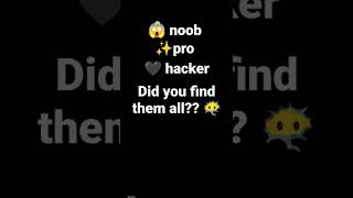 comment if you found them all I'll pin the winner