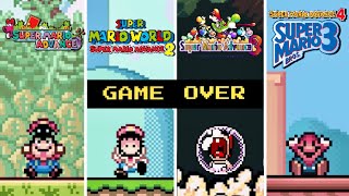 Super Mario Advance Series GAME OVER Screens