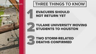 2 storm-related deaths confirmed in Louisiana after Hurricane Ida devastated the area