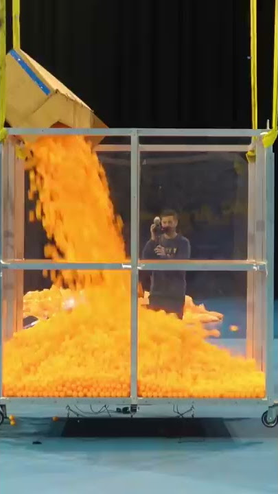 Dropping 100,000 Ping Pong Balls!