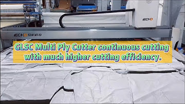 iECHO GLSC Multi Ply Cutter continuous cutting with much higher cutting efficiency.