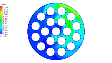 TRANSCAL : Tube and shell heat exchanger with helical baffles.