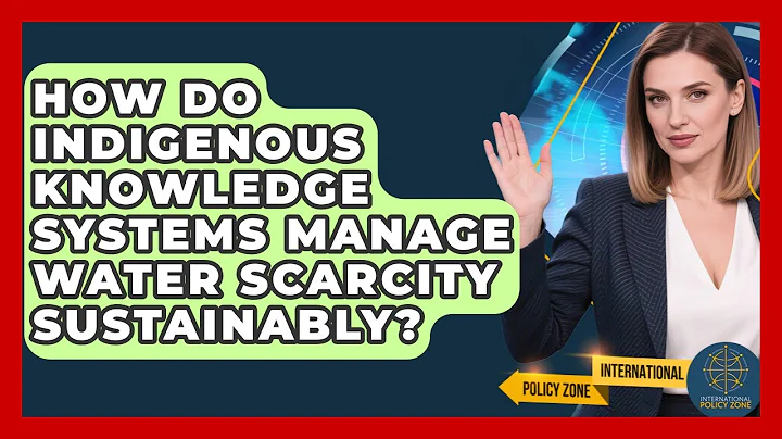 How Do Indigenous Knowledge Systems Manage Water Scarcity Sustainably? - International Policy Zone