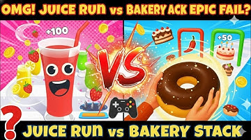 Juice Run vs Bakery Stack - ALL LEVELS Gameplay Android iOS  | Mobile Gameplay 