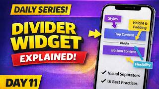 FlutterFlow Divider Widget Explained Day 10 | Flutterflow tutorial for beginners