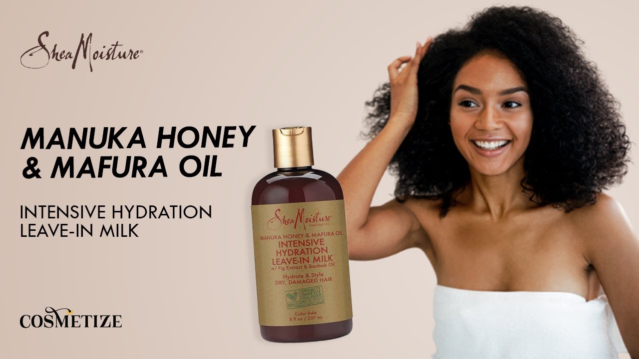 SheaMoisture Hydration Manuka Honey and Mafura Oil Hair Milk, 8 fl