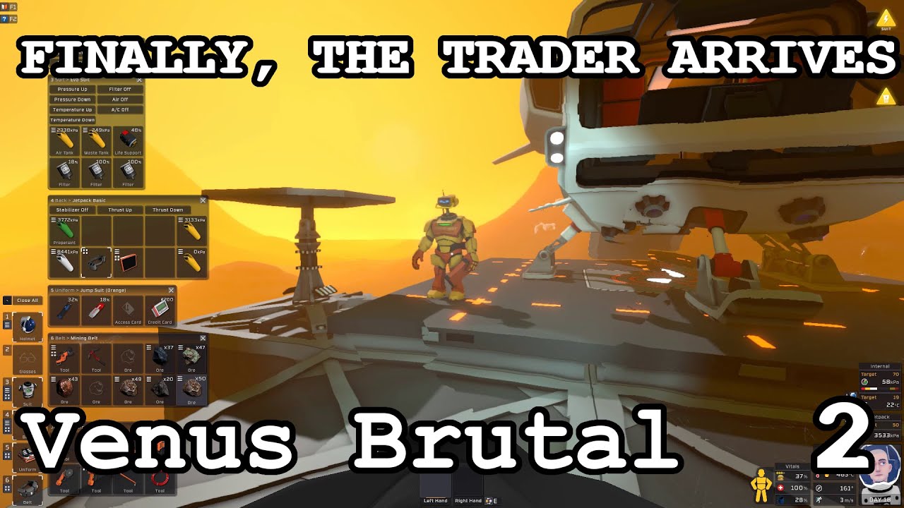 Stationeers Part 2 (Venus/Stationeers Difficulty/Brutal Start)