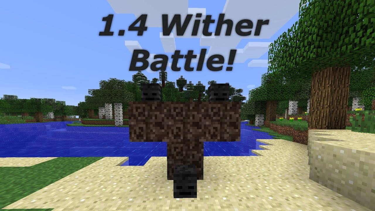 1.4 Wither Fight! How to Summon! 12w36a Minecraft - YouTube