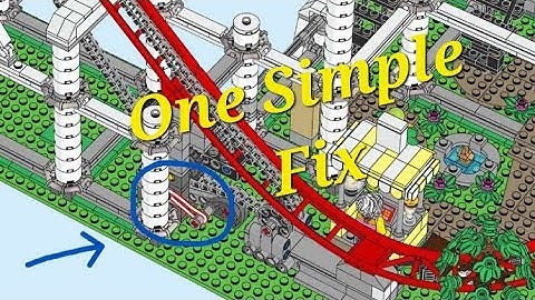 How to fix 10261 Roller Coaster - One Simple Fix for continuous non-stop operation!