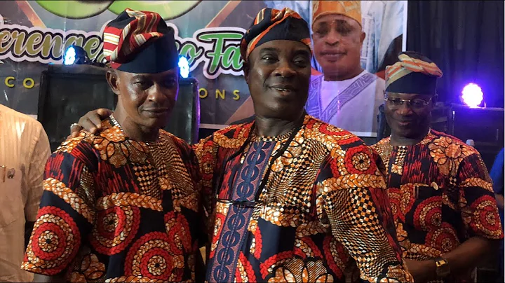 Wasiu Ayinde on stage for Alh Rasheed Ayinde Merenge 60th birthday celebration