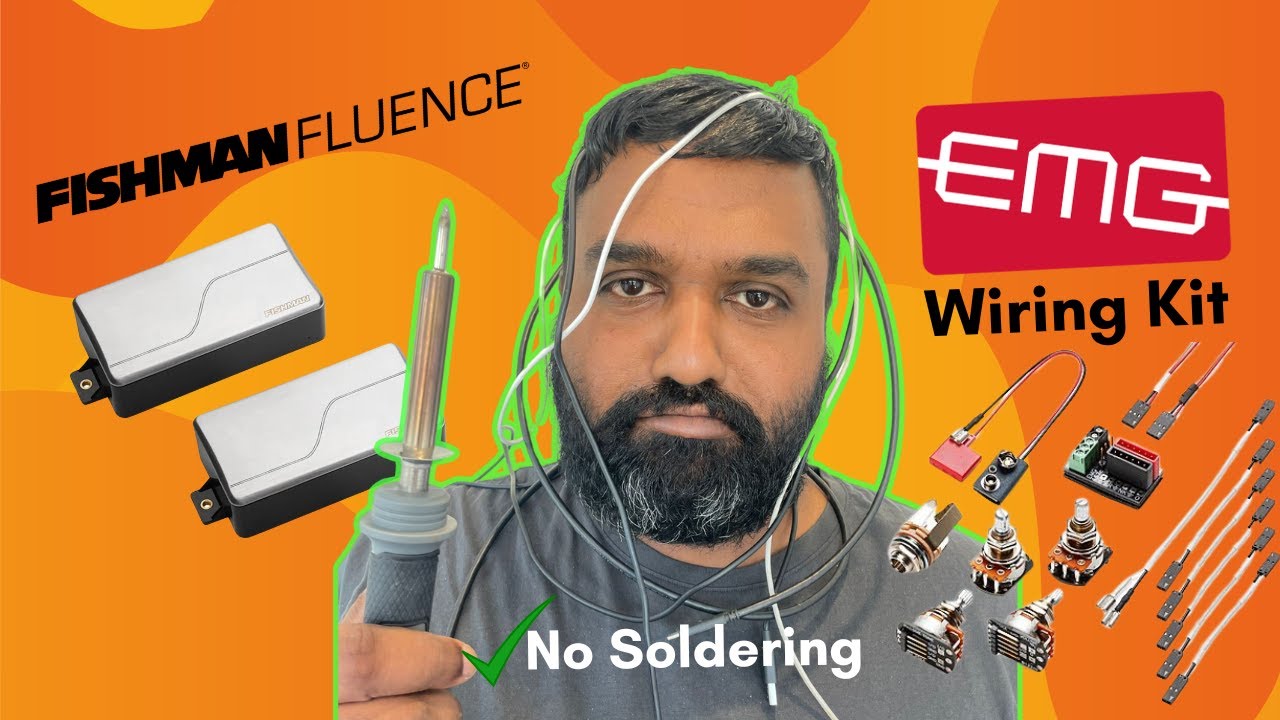 Installing Fishman Fluence Pickups with the EMG Solderless Wiring Kit