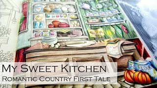 My Sweet Kitchen  | Adult Coloring Book: Romantic Country by Eriy