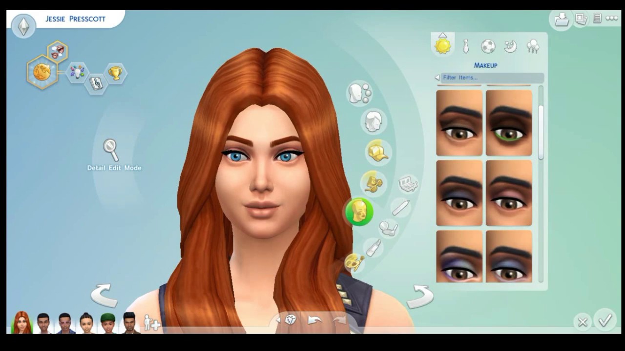 Create a sim - Jessie - The Sims 4 - YouTube