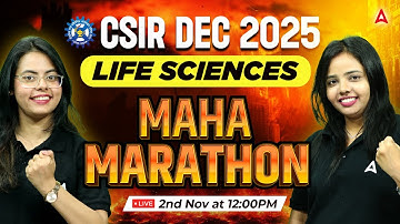 CSIR NET Life Science Marathon | CSIR NET Life Science Complete Revision | CSIR NET Life Science PYQ