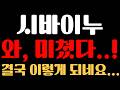 [시바이누 코인 분석] 와, 레알 미쳤다...!! 결국 이렇게 되네요...