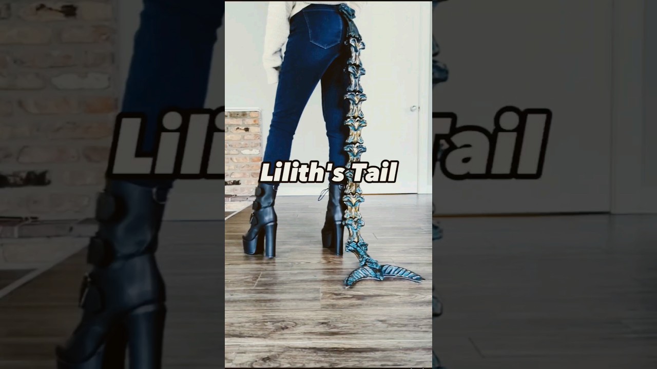Making Lilith's Tail from Diablo! #cosplay #diablo #gaming