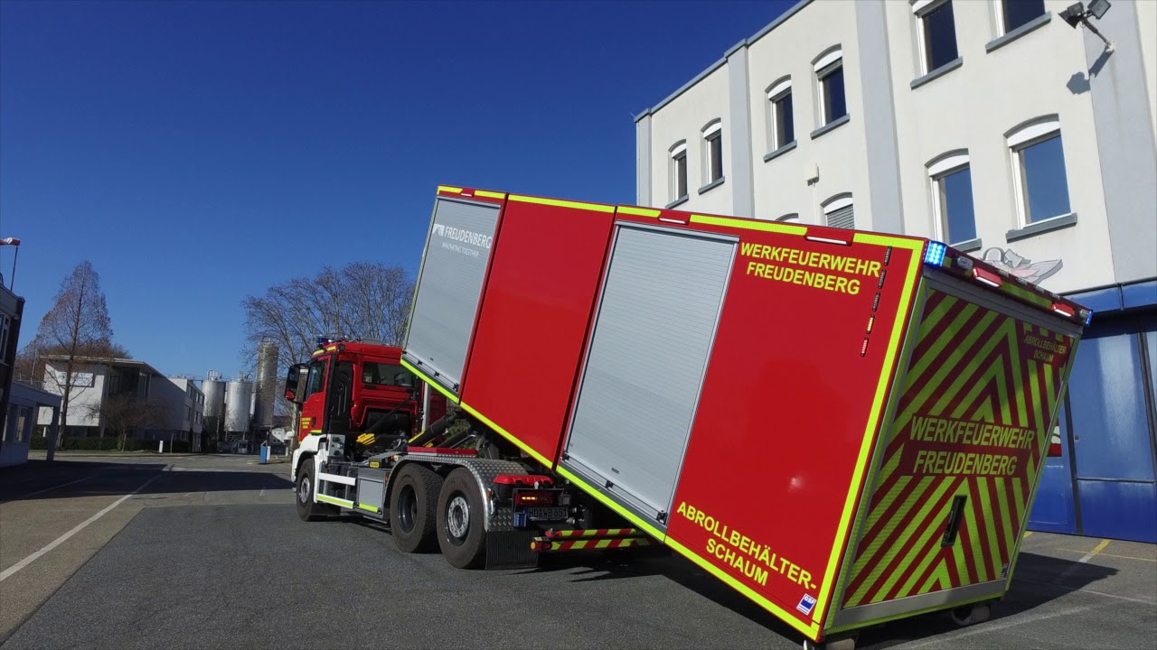 WF Freudenberg - Abrollbehälter Schaum