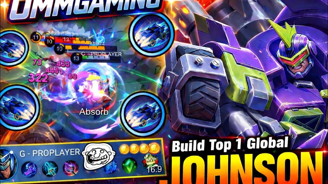 1ST TIME USE GREAT TANK JOHNSON MLBB GAMEPLAY 😱😱#mobilelegends #mlbb #ommgaming #mobalegends5v5