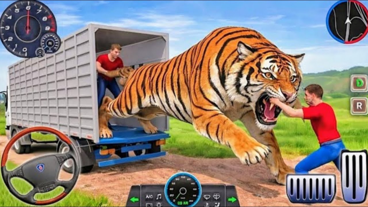 Animal Cargo Truck Driving Game 3D - Animal Transport Cargo Truck 2024 - Android Gameplay