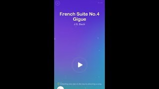 J S  Bach - French Suite No 4 Gigue (Piano Dream) screenshot 2