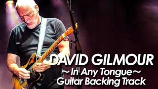 DAVID GILMOUR : PINK FLOYD 『In Any Tongue』Guitar Backing Track 2017 All Instrument by miu JAPAN chords