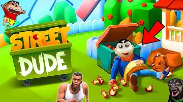 SHINCHAN BECOME POOR STREETMAN AND START COLLECTING GARBAGE WITH FRANKLIN AND CHOP | DREAM SQUAD