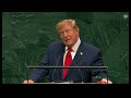President Trump addresses the UN General Assembly
