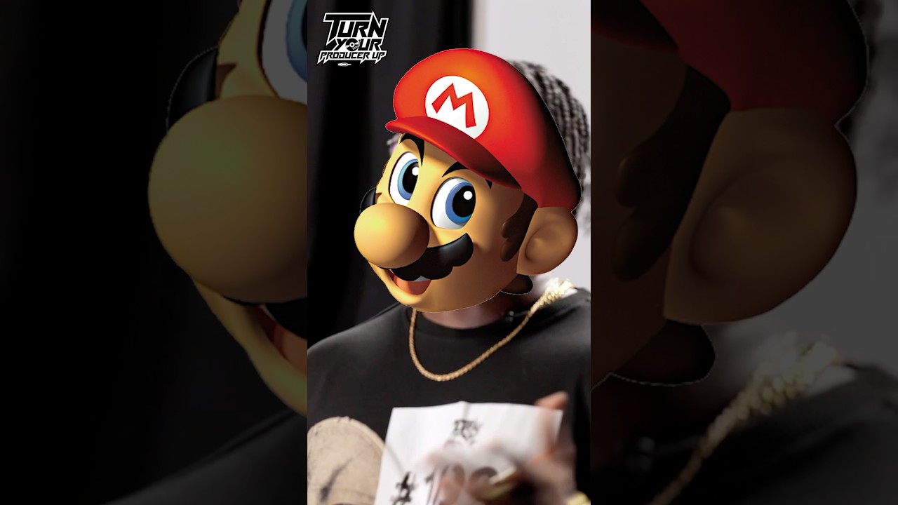 Was this Mario flip good? Full Episode — link in bio 📺#producers #rap