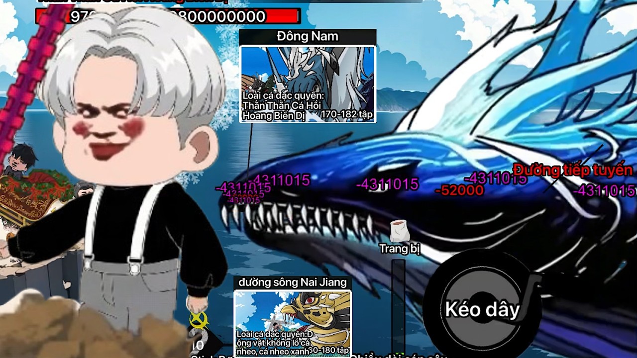 Tôi Đã Nâng Chiêu Thái Cực V3 Mở 12 Ô Câu Cá