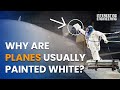 Why are planes usually painted white?