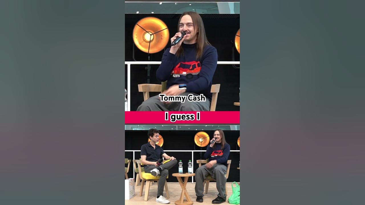 🇪🇪 How Tommy Cash protects his energy at #eurovision #eurovision2025