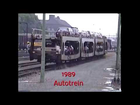 autoslaaptrein train auto couchette 1989